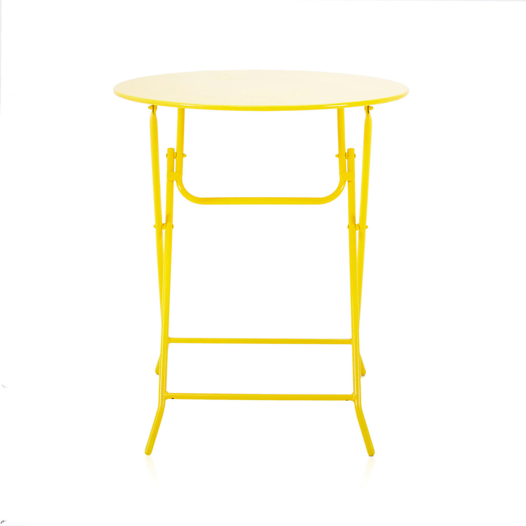 Yellow Outdoor Bistro Table