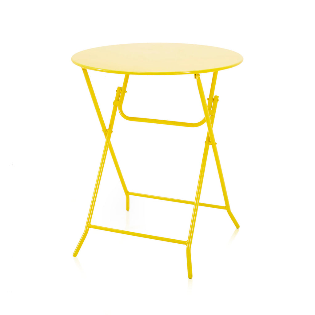 Yellow Outdoor Bistro Table
