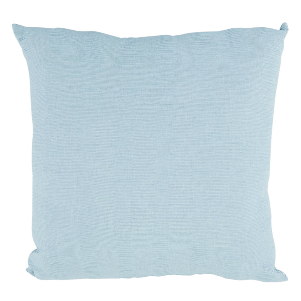 Light Blue Textured Pillow
