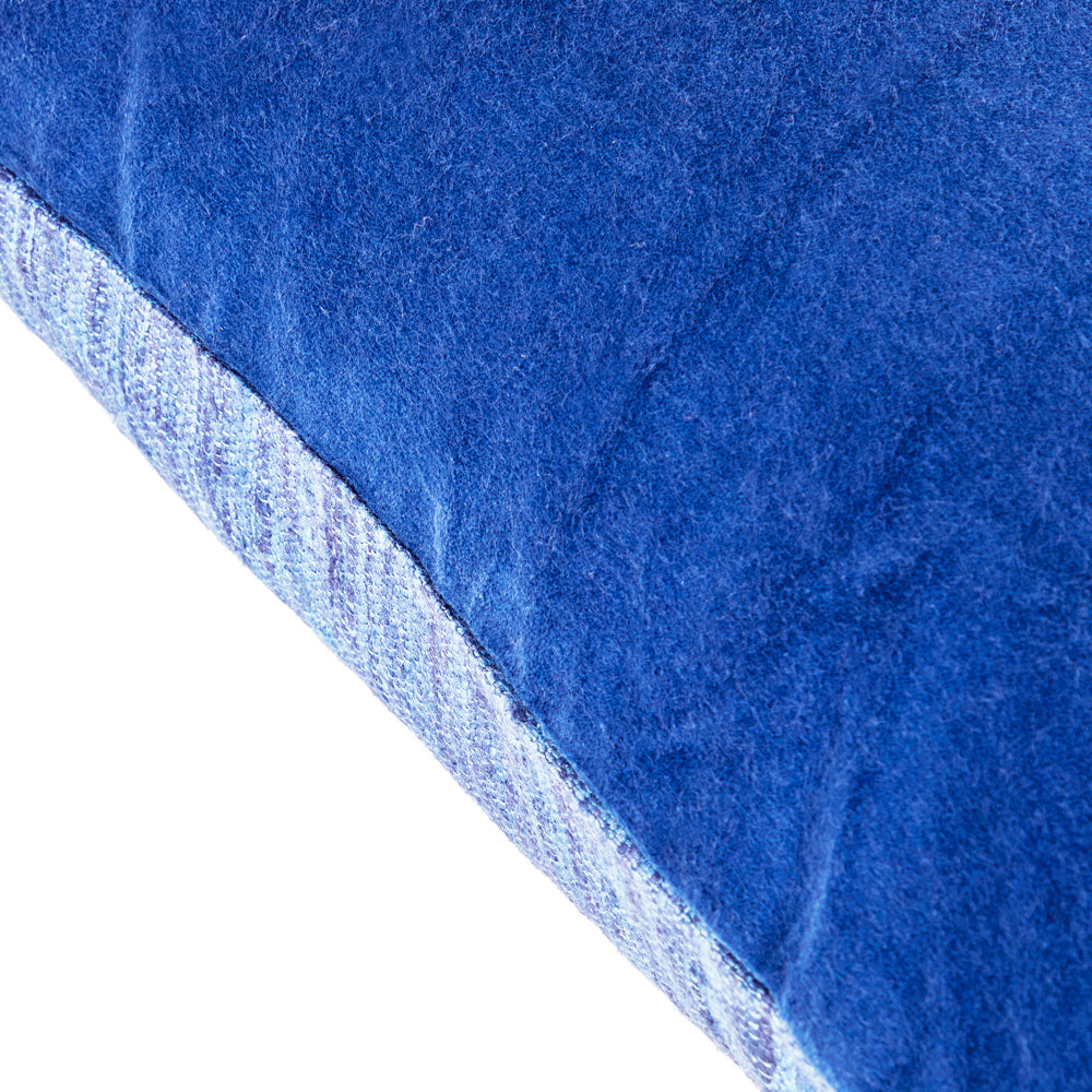 Blue Cobalt Velvet Pillow