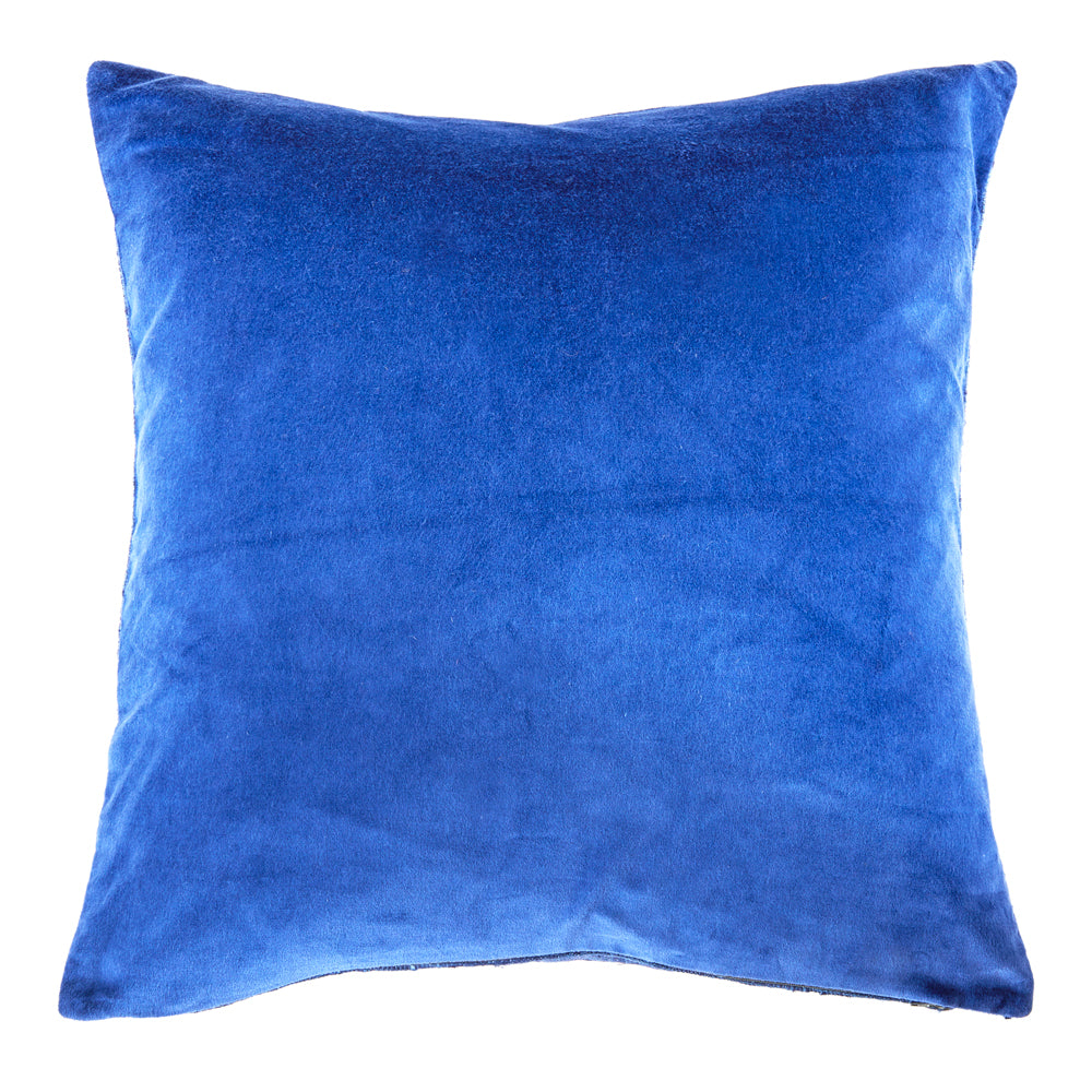 Blue Cobalt Velvet Pillow