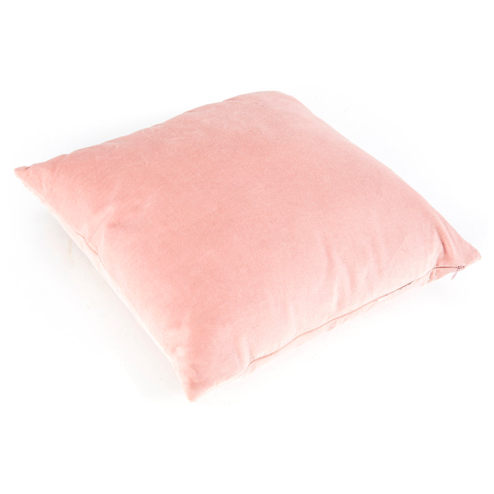Muted Pink Velvet Pillow