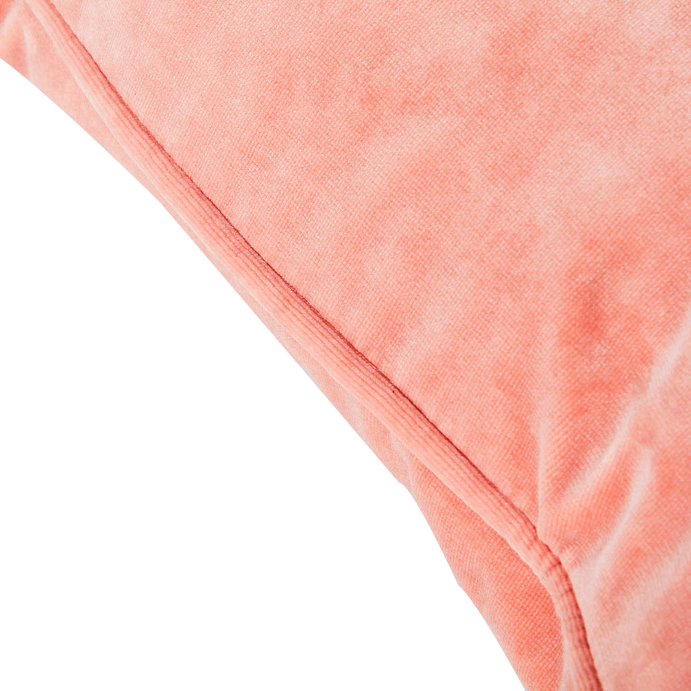Solid Pastel Pink Velvet Pillow