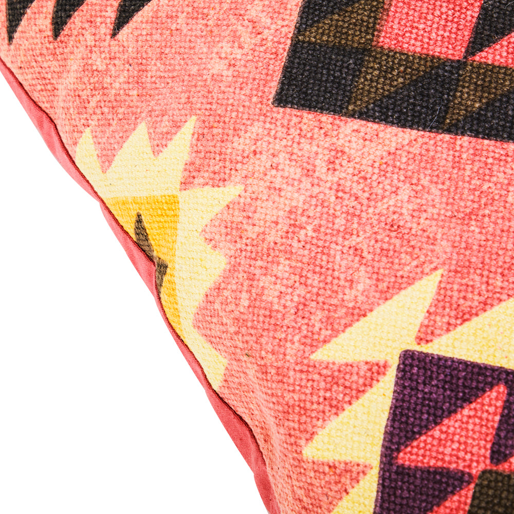 Pink Brown Southwest Pillow