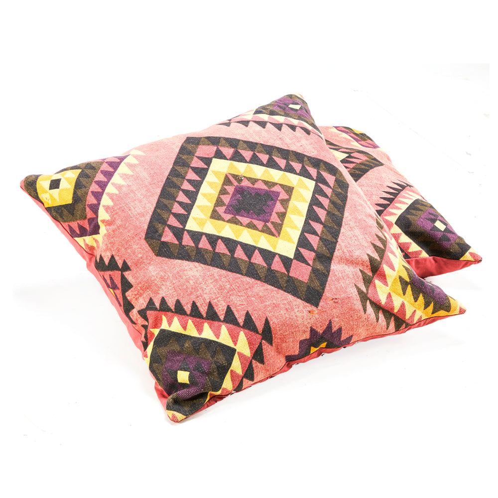 Pink Brown Southwest Pillow