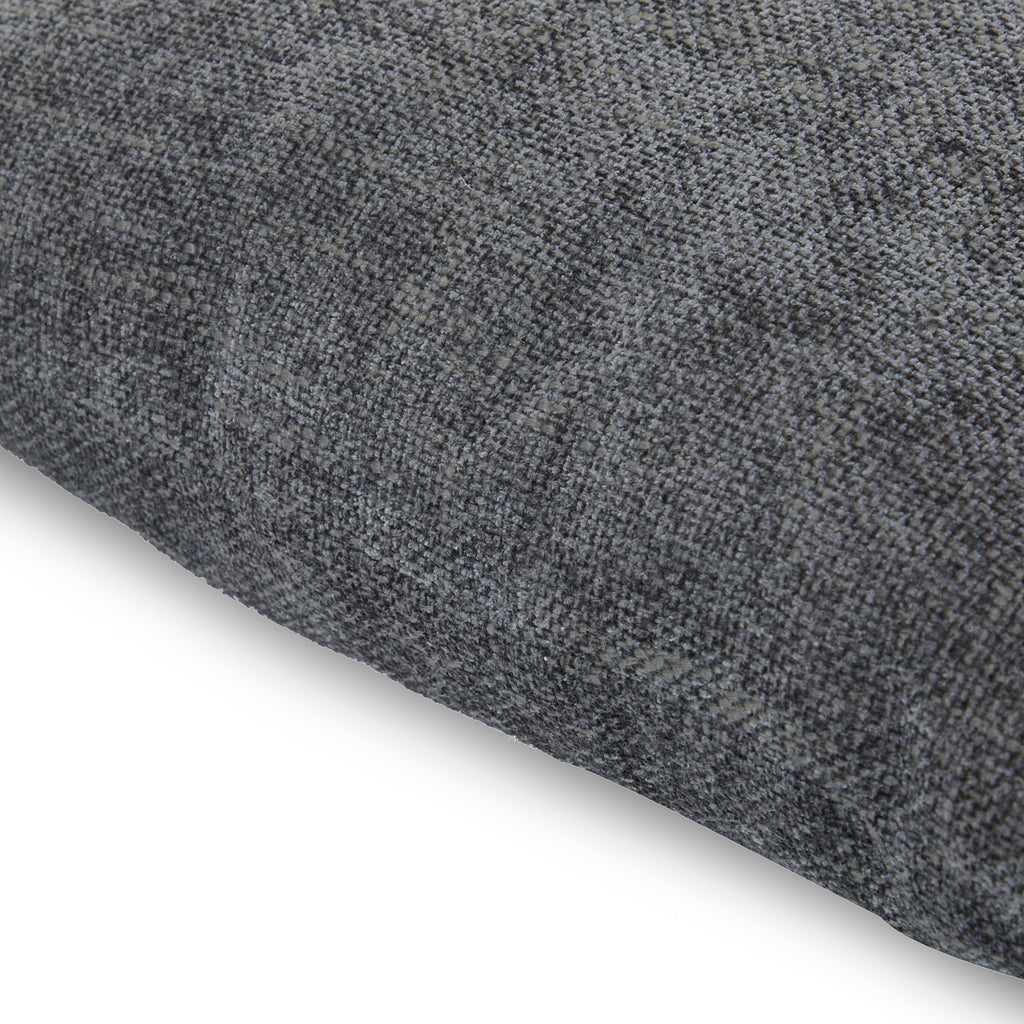 Grey Dark Soft Woven Pillow