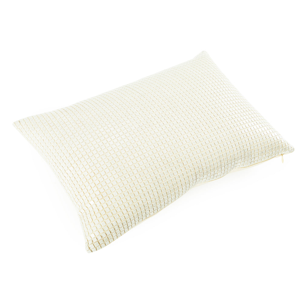 Cream Tiny Tiles Pillow