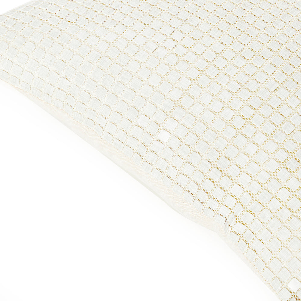 Cream Tiny Tiles Pillow