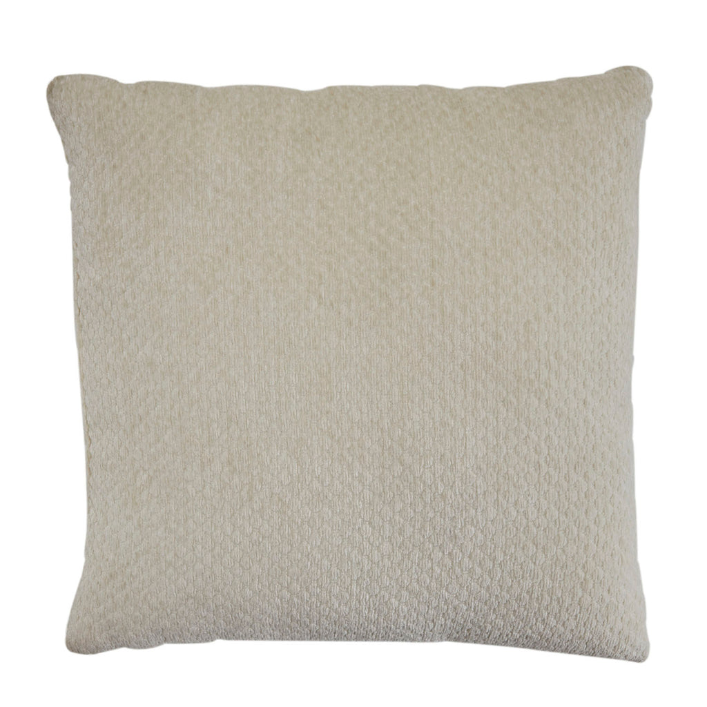 Soft Cream Textured Pillow