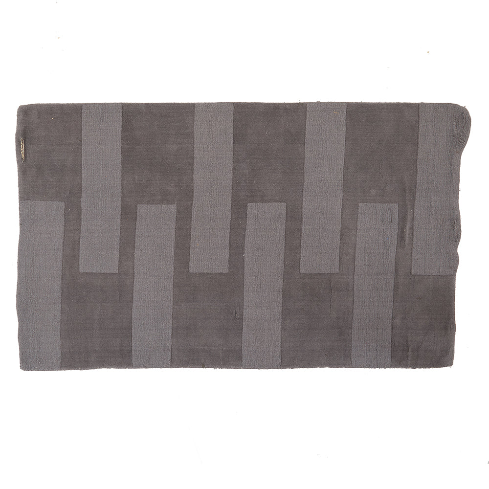 Gray Pattern Throw Rugs Modern Grey Pattern Area Rug - Gil & Roy Props