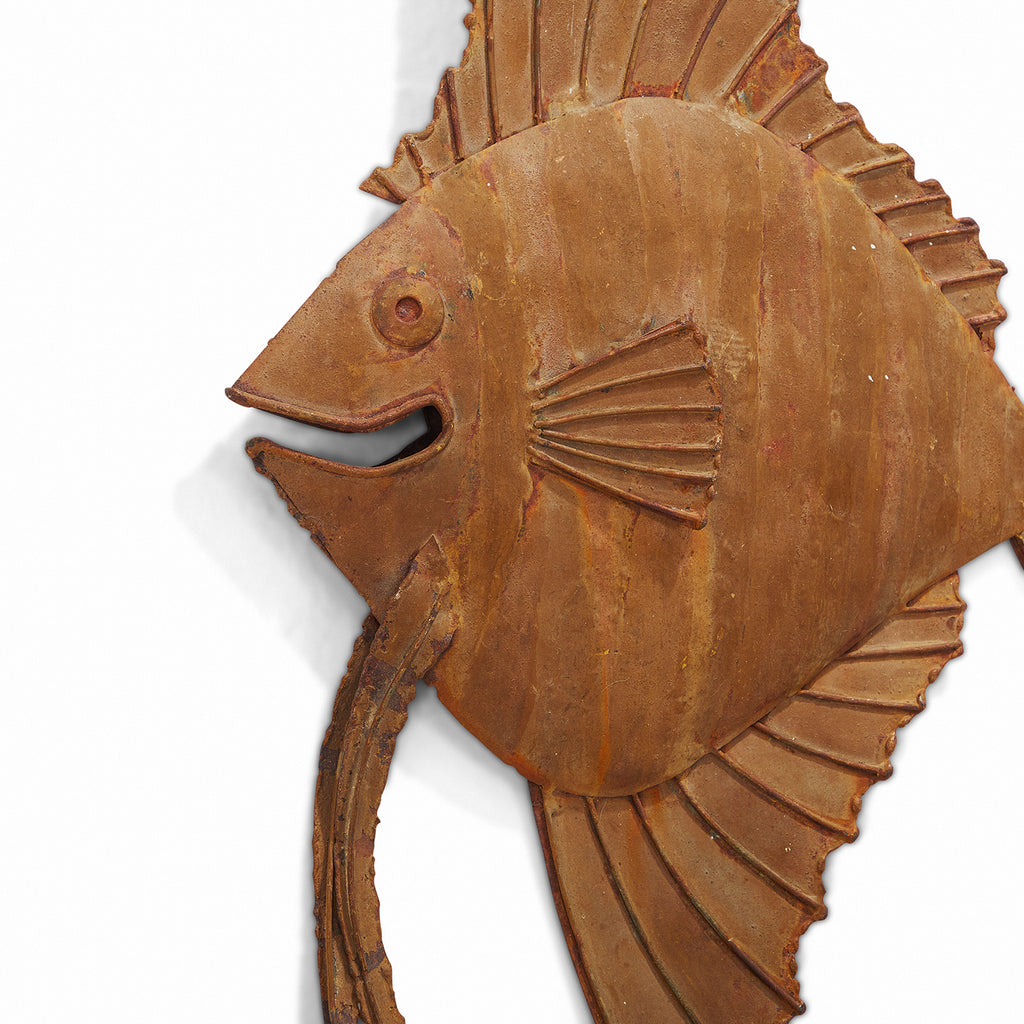Wood Fish Wall Sculpture
