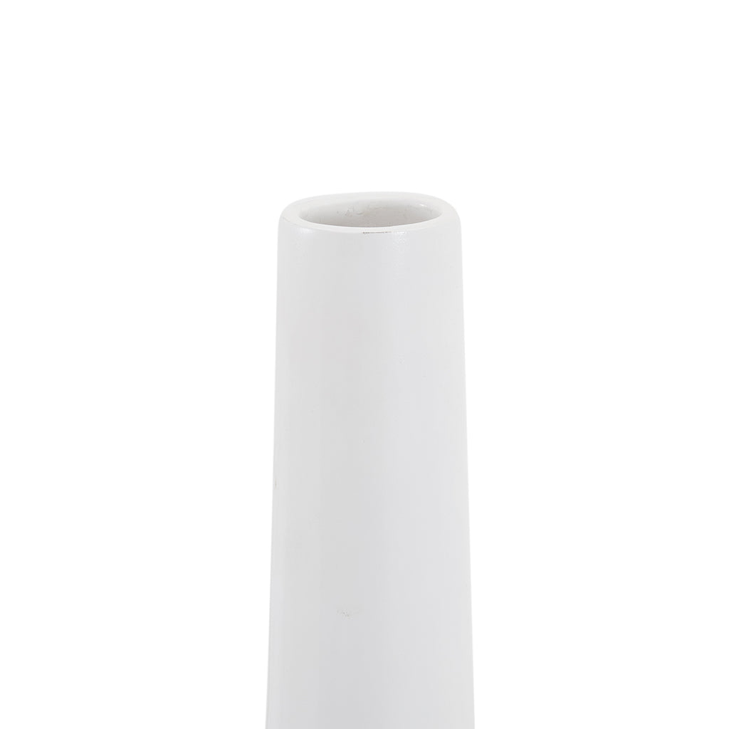 White Vase Sculpture