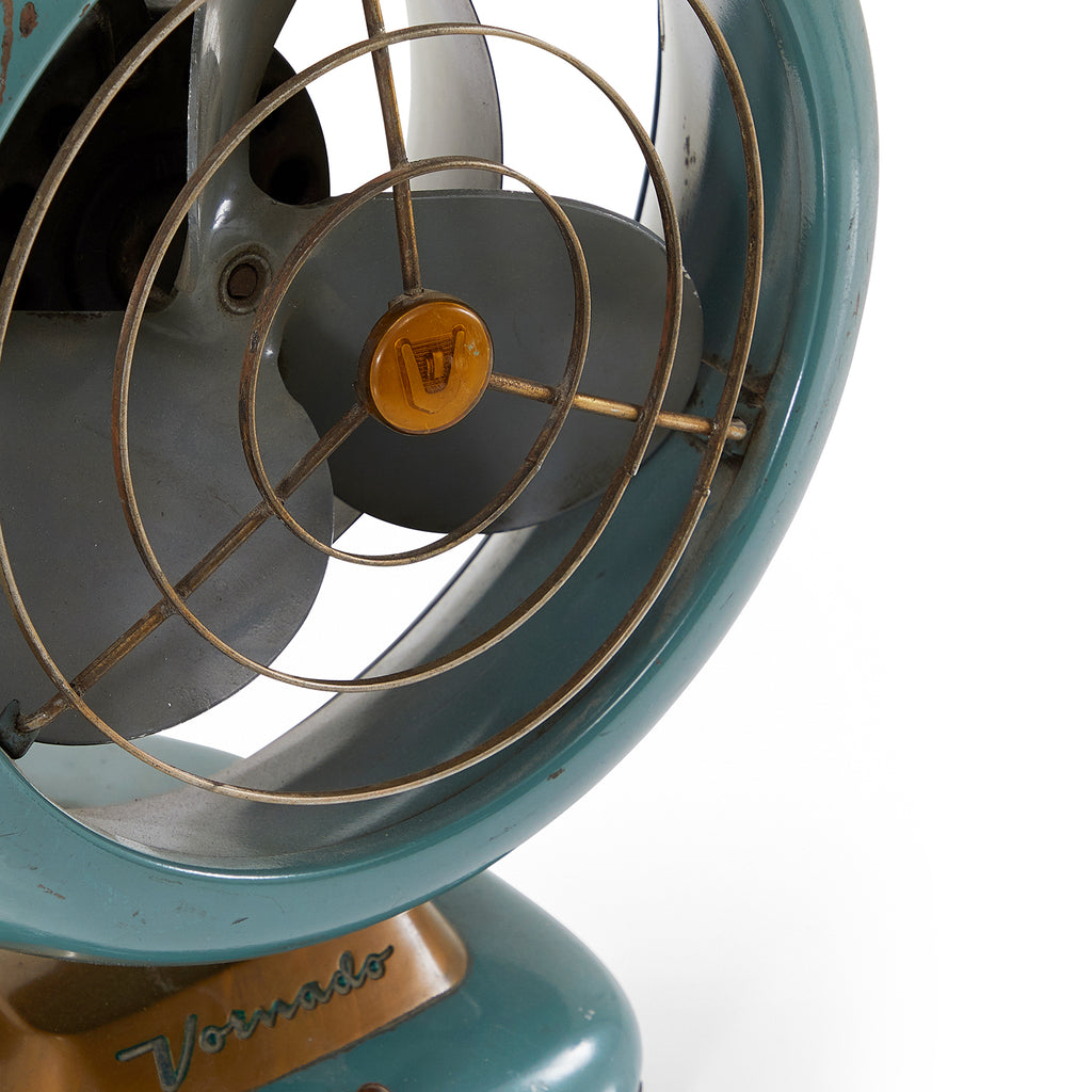 Teal Vintage Vornado Fan - Medium