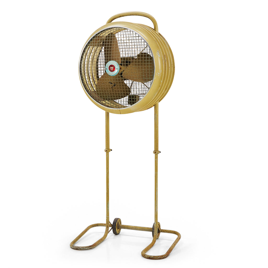Vintage Tan Westinghouse Standing Fan