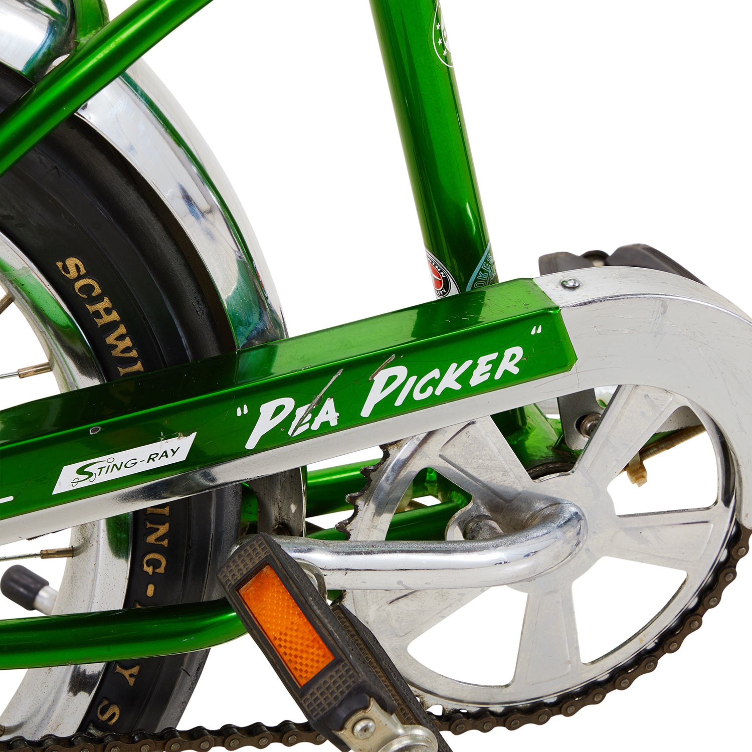 schwinn pea picker bicycle for sale Green Schwinn Sting-Ray "Pea Picker" Bike