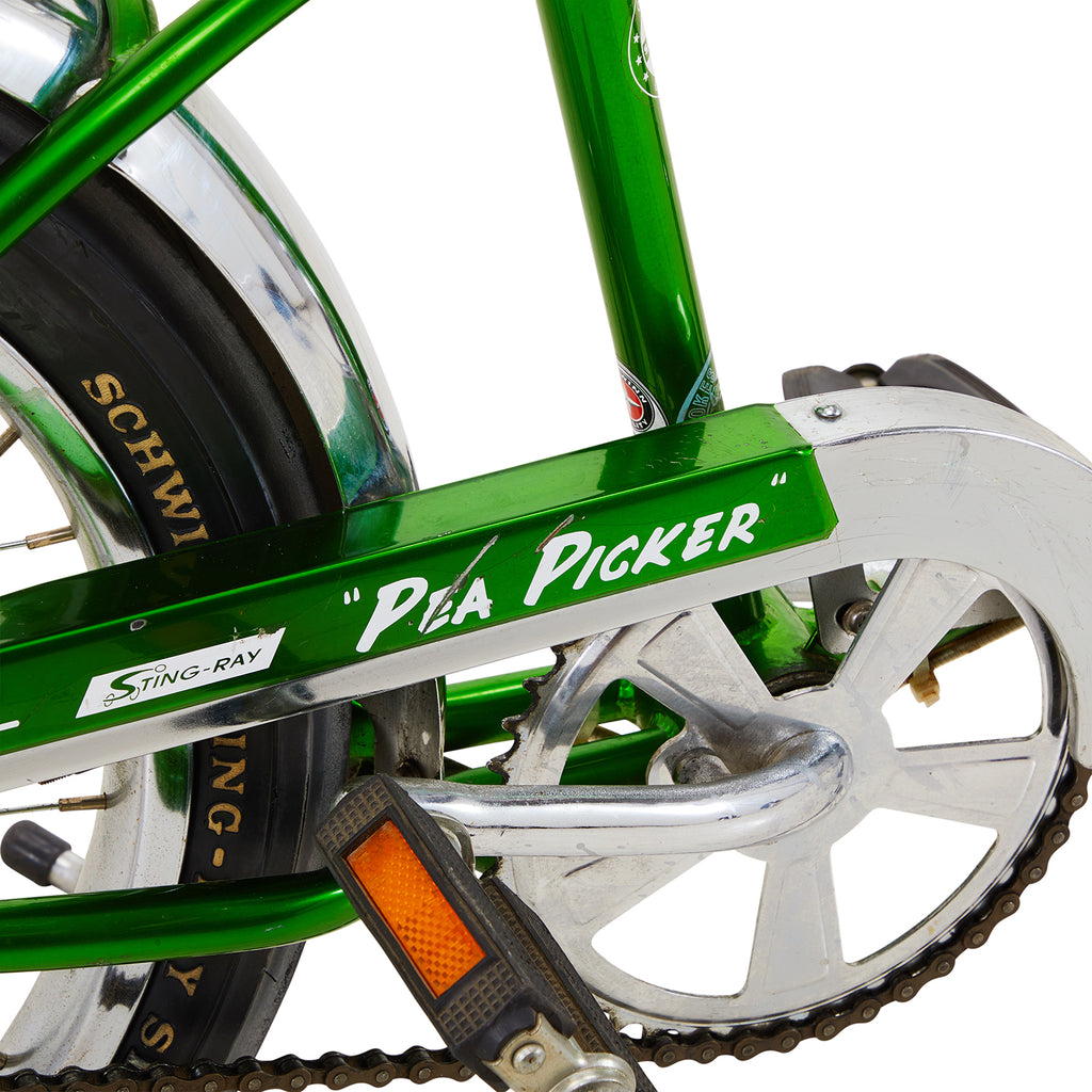 Green Schwinn Sting-Ray "Pea Picker" Bike