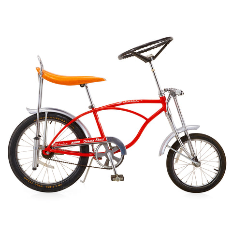 Orange Schwinn Sting Ray Bike