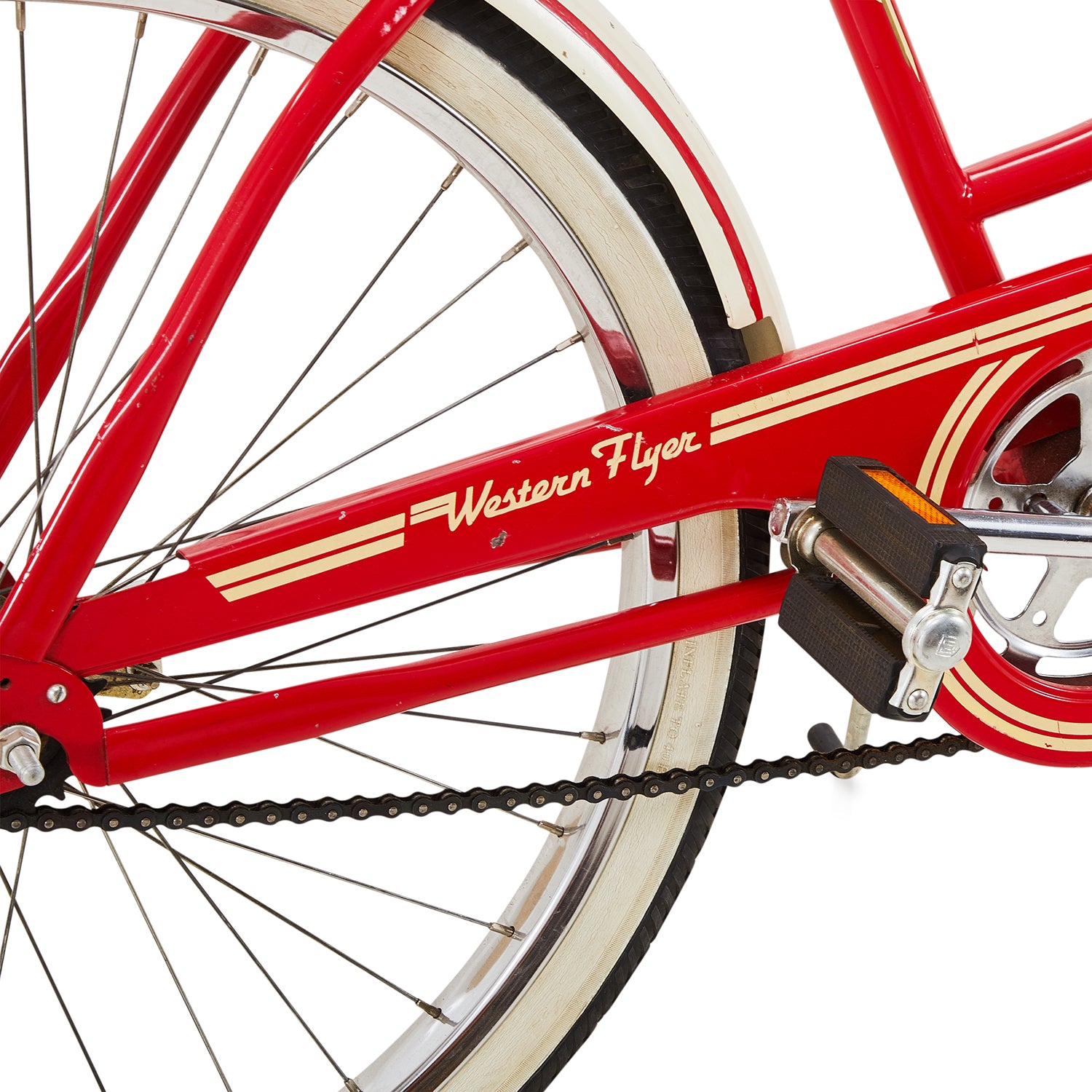 schwinn flyer bicycle Red Western Flyer Tank Bike