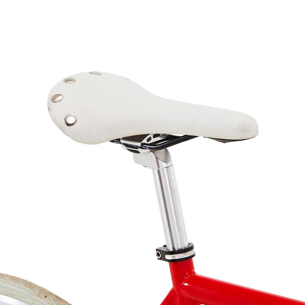 Red and White Sole Bicycle
