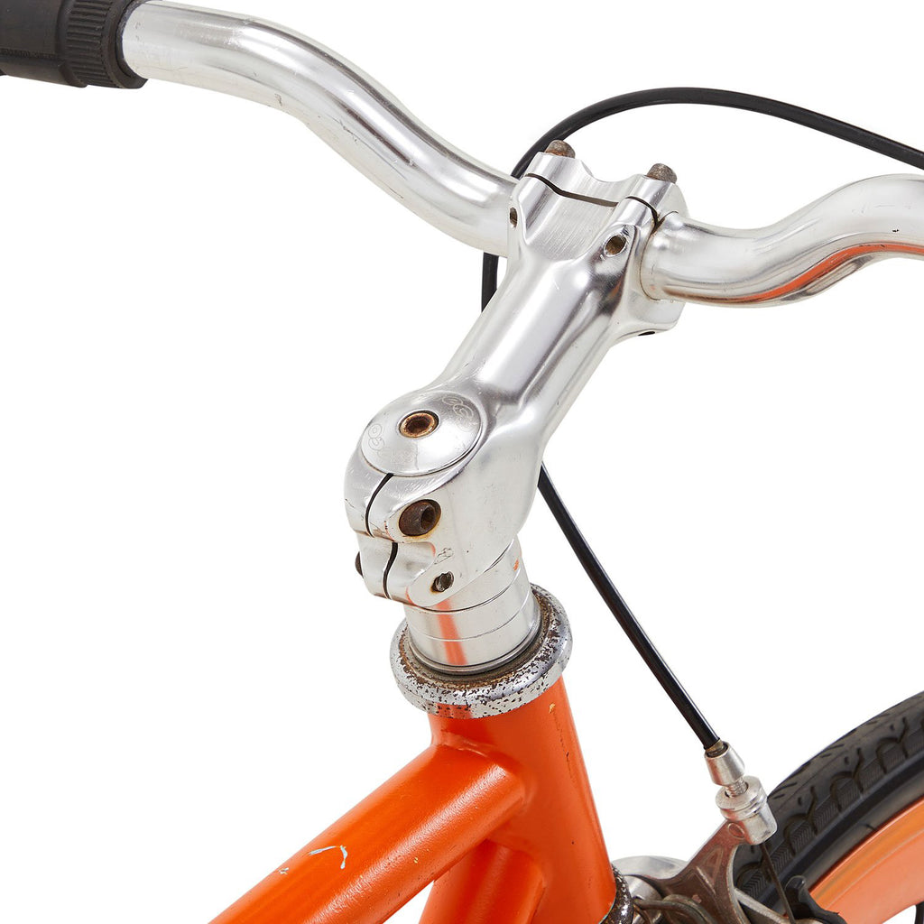 Orange Fixed Gear Road Bicycle