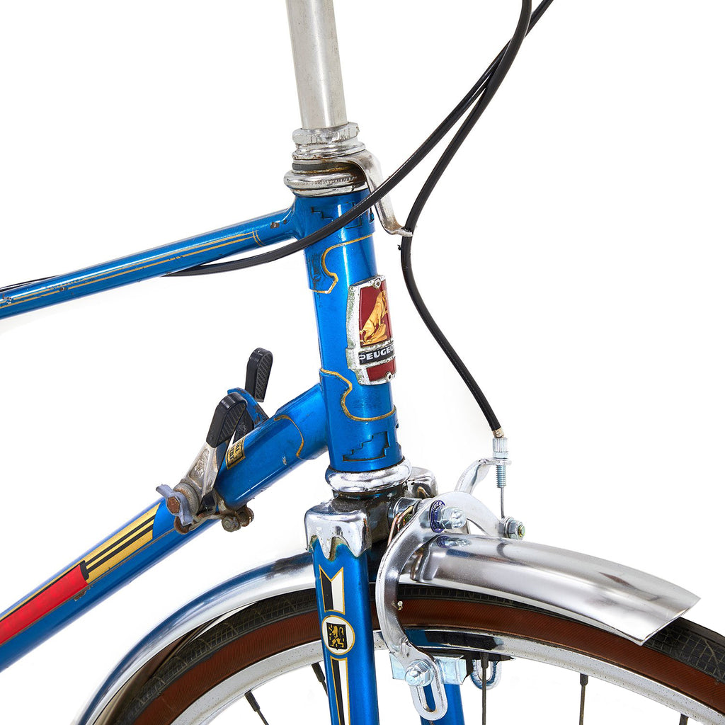Vintage Blue Peugeot City Bicycle