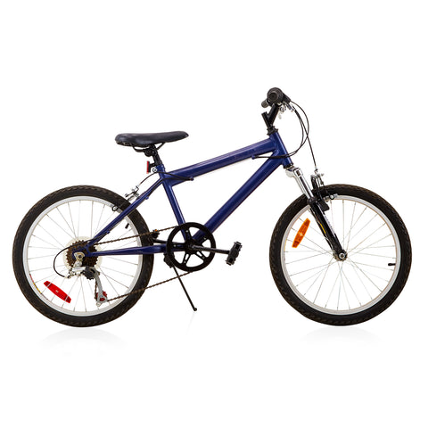 Blue + Black 6-Speed Bicycle - Large Kids Size