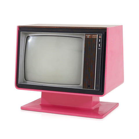 Large Pink Zenith Television Console
