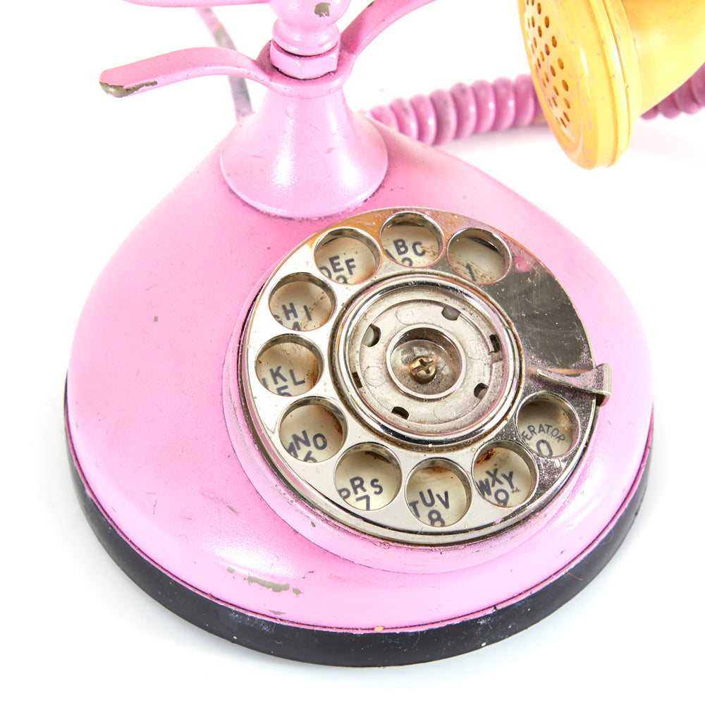 Pink Rotary Phone