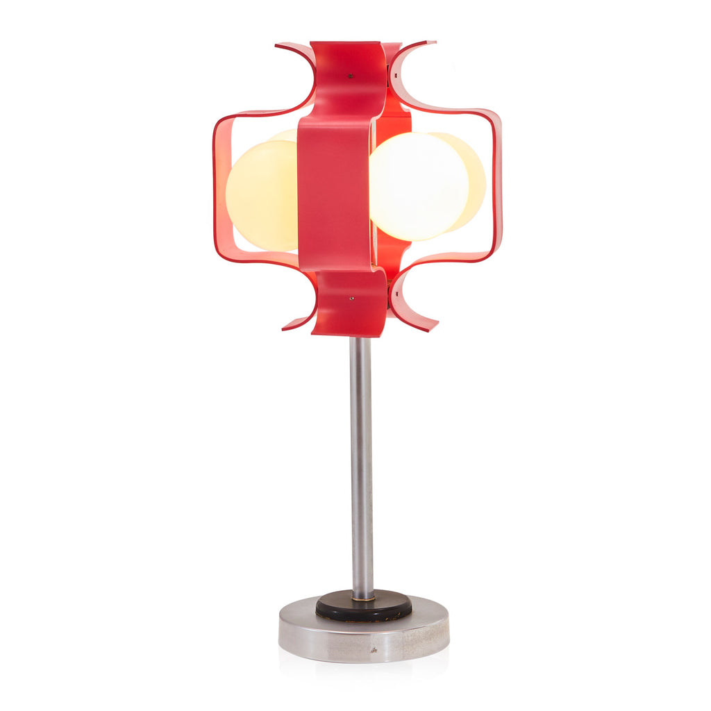 Magenta Flower Table Lamp