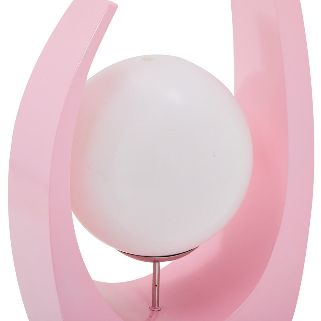Tall Pink U Shape Modeline Table Lamp