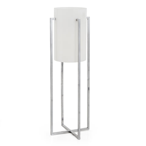 Thin Chrome Frame Table Lamp