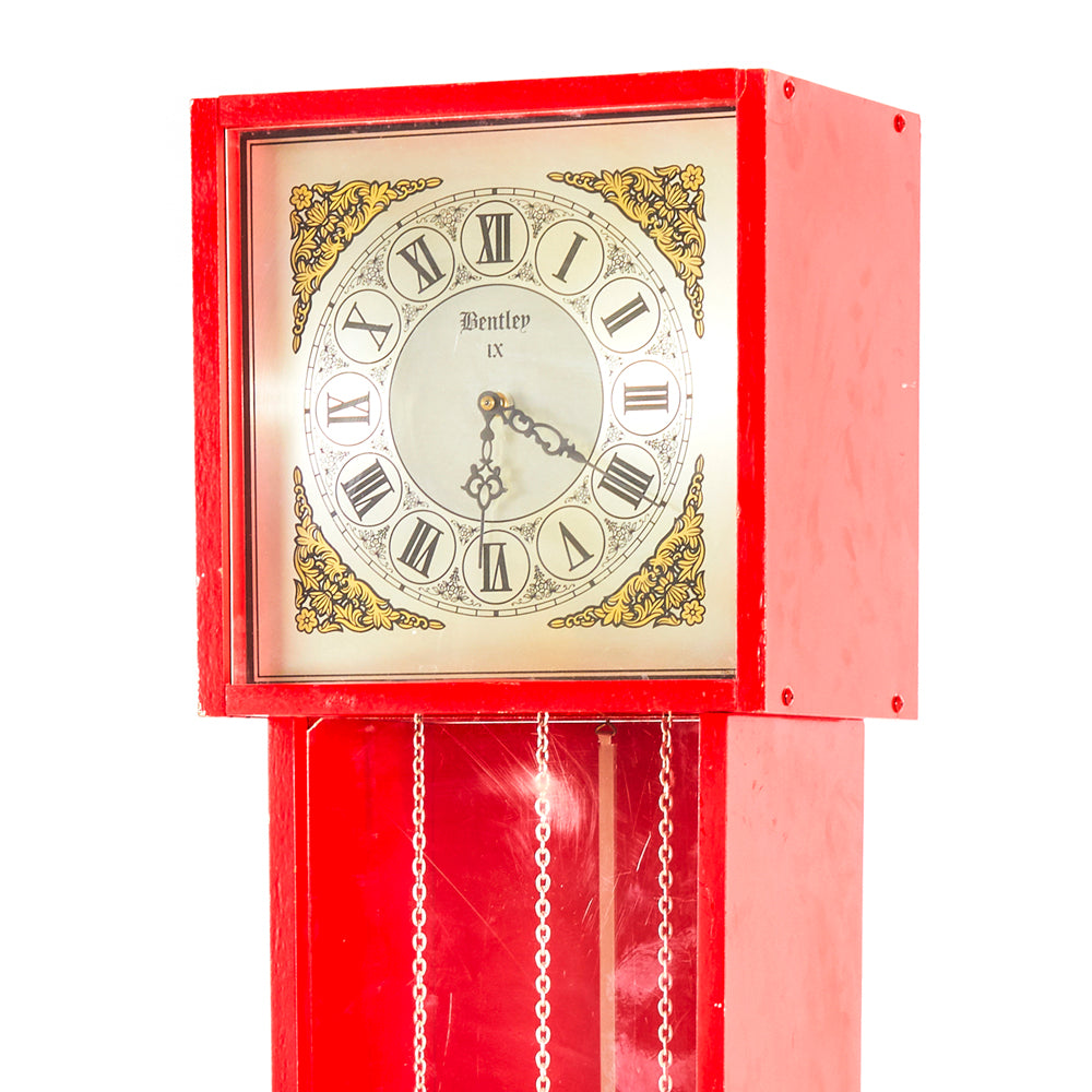 Red Bentley Floor Clock