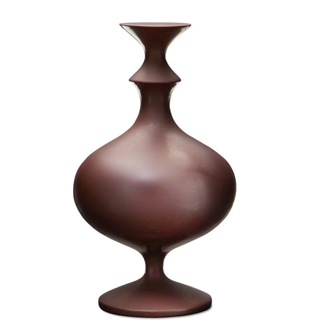Brown Curvaceous Pedestal
