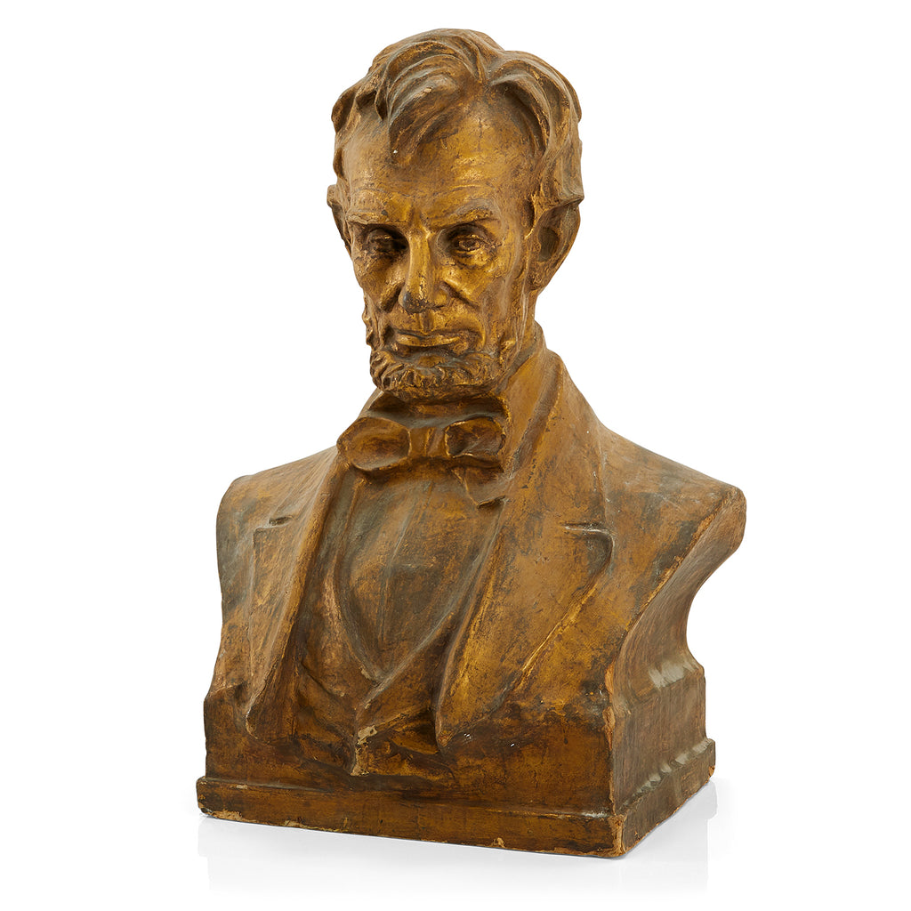 Gold Abraham Lincoln Bust