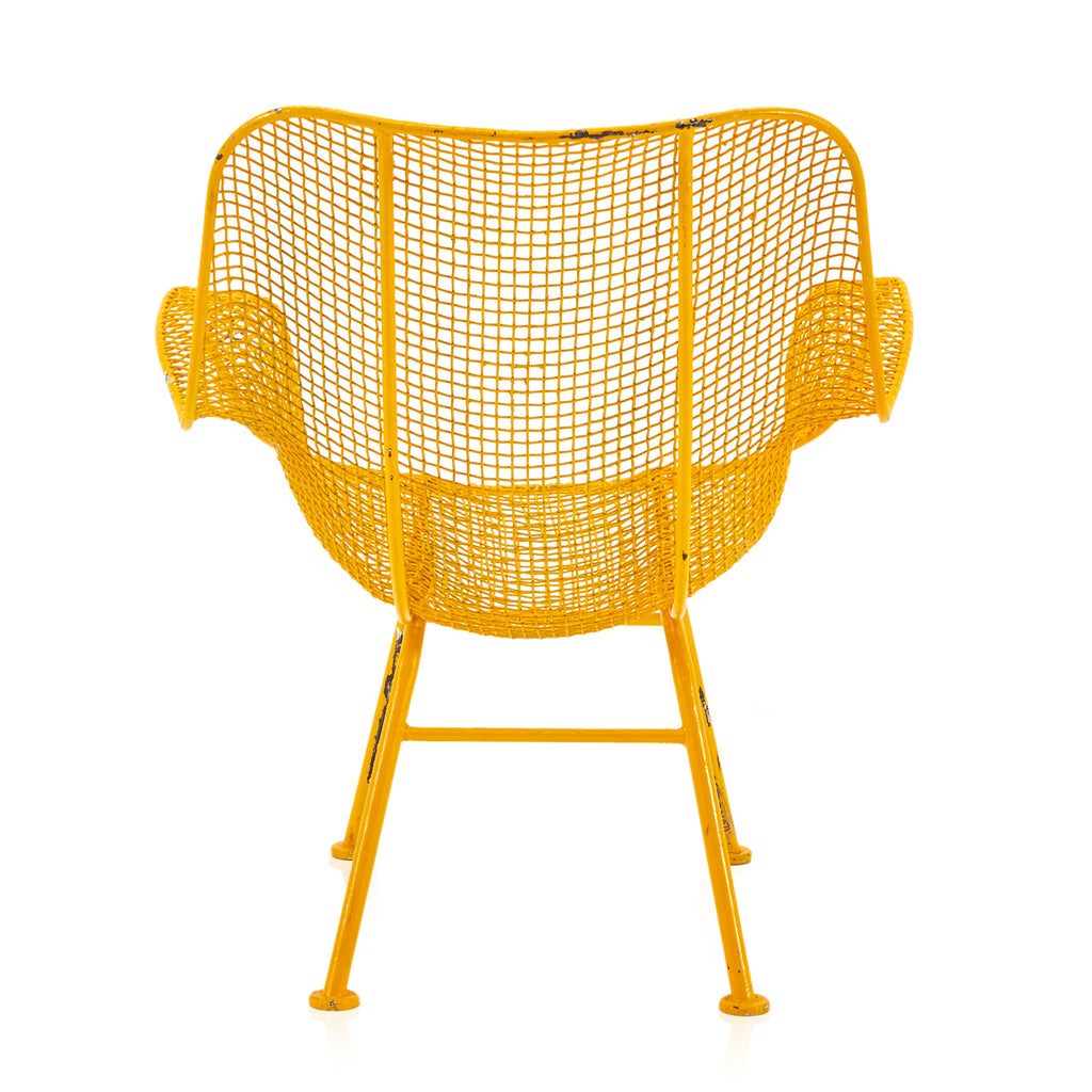 Mustard Woodard Mesh Outdoor Chair