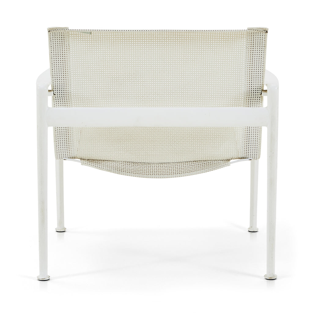 White Schultz Lounge Chair