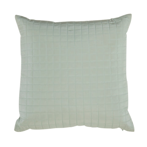 Sage Silk Quilt Stitched Pillow