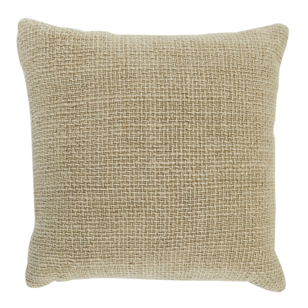 Natural Tan Woven Pillow
