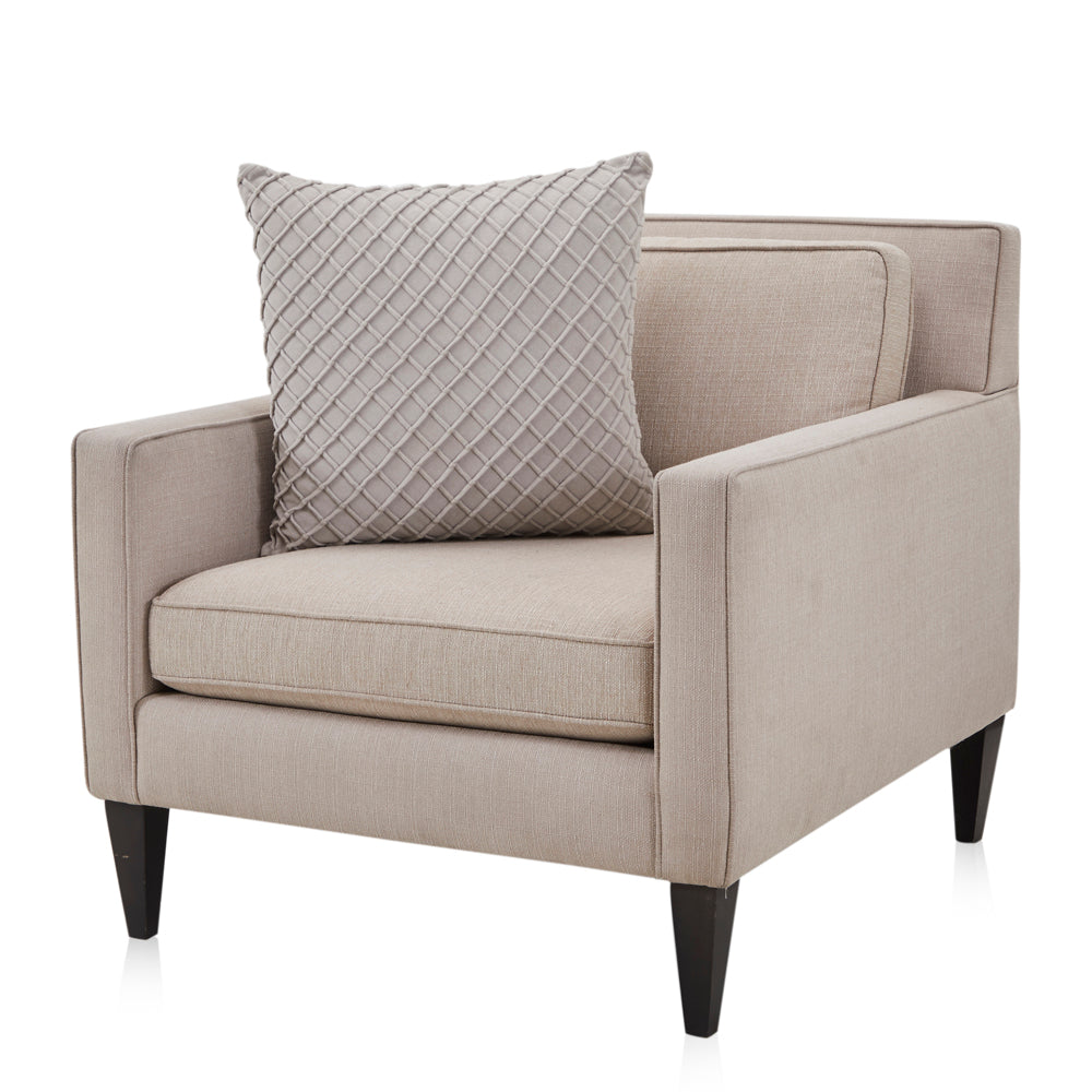 Off-White Criss-Cross Pillow