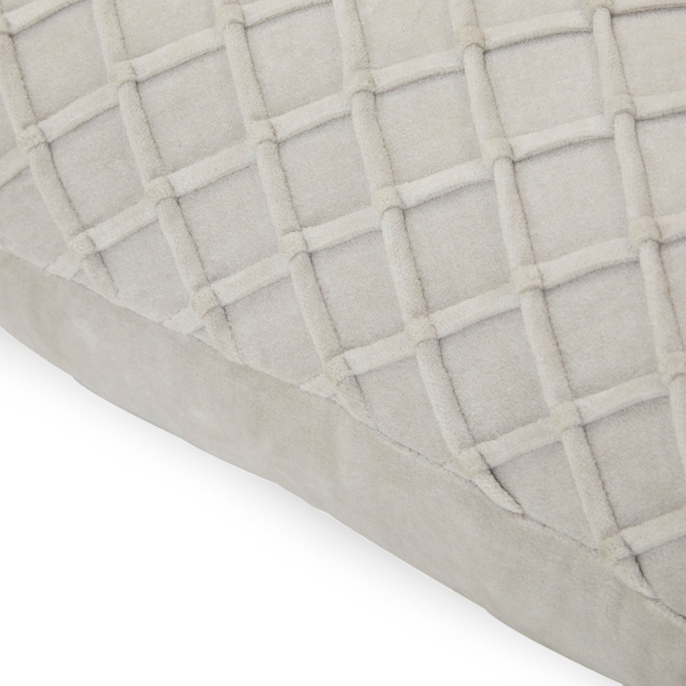 Off-White Criss-Cross Pillow