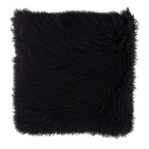 Black Large Fur Pillow