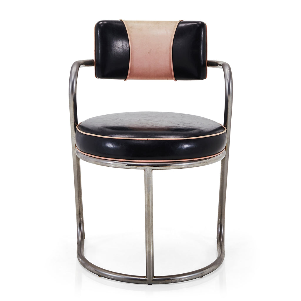 Black & Pink Deco Dining Chair