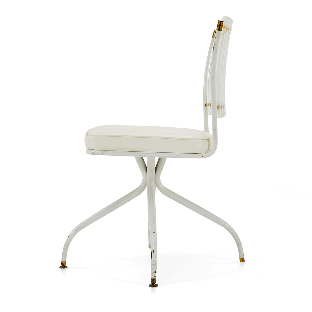 Lucite Spine Back Side Chair