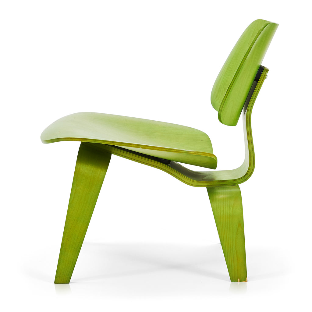 Green Molded Wood Modern Lounge Chair