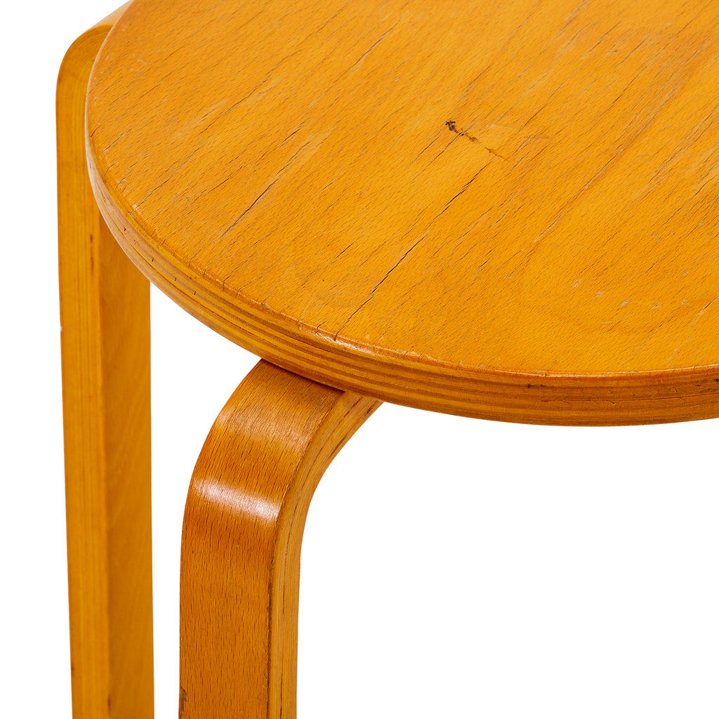 Four Leg Bent Wood Aalto Style Side Table