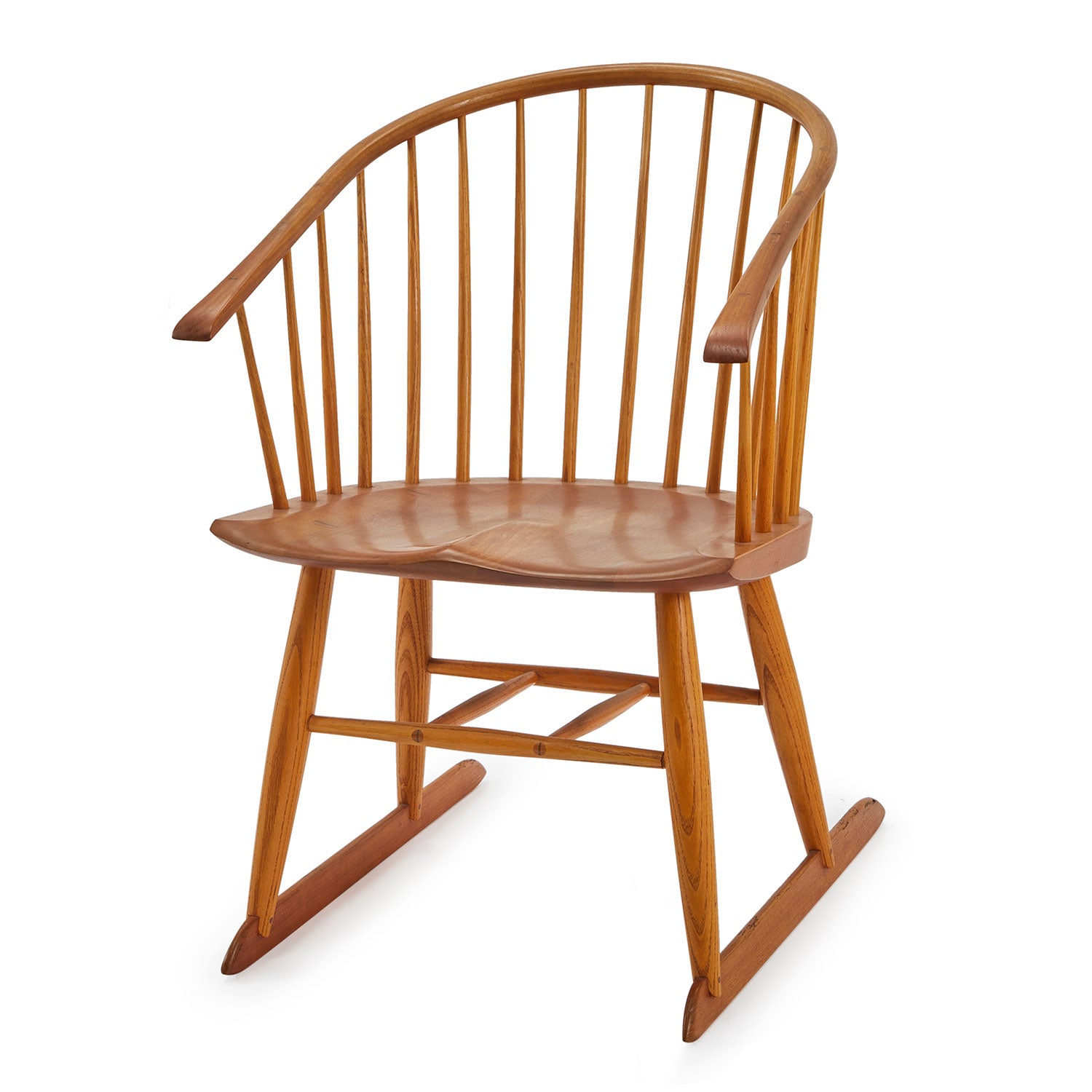 Wood Spindle Back Dining Chair - Gil & Roy Props