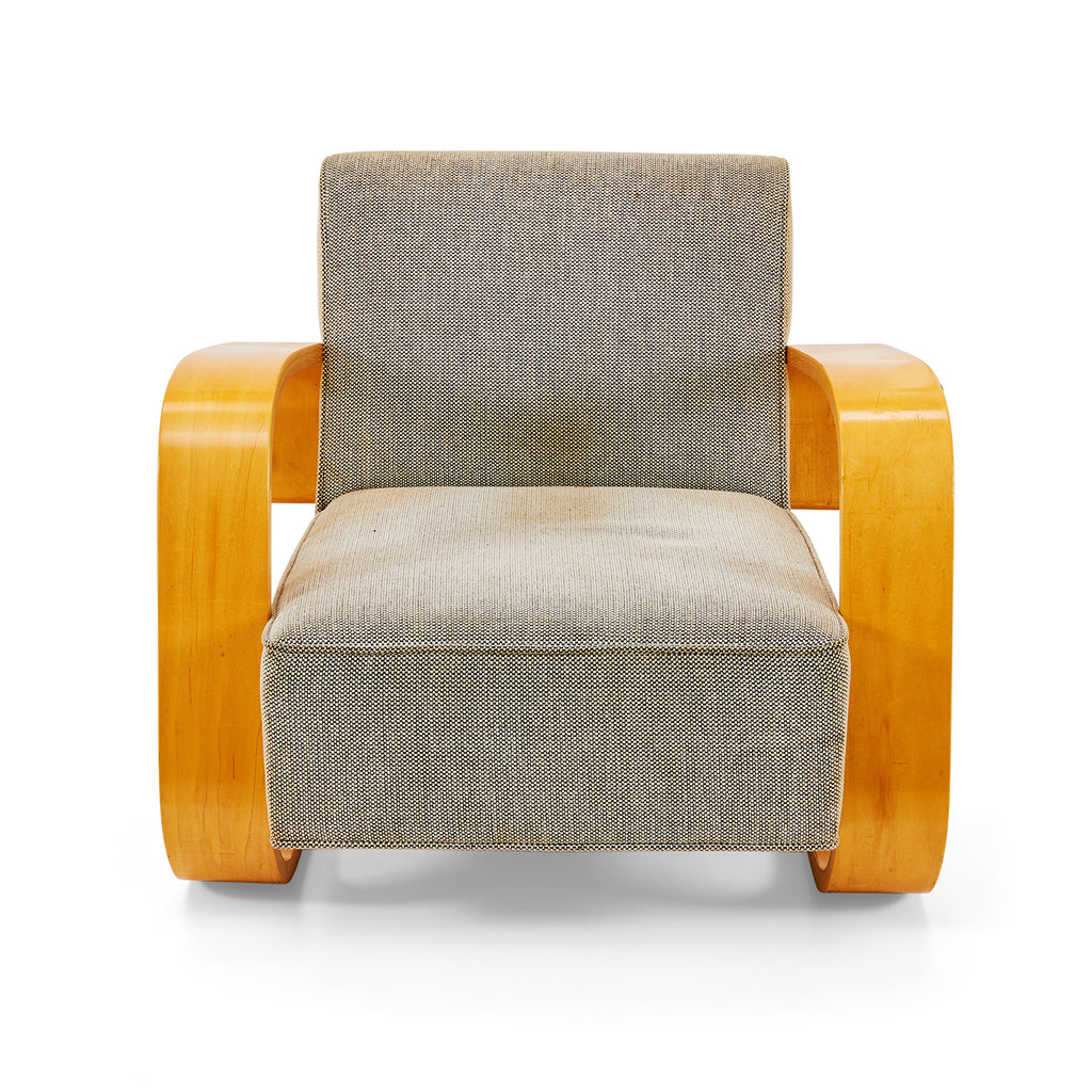 Grey Aalto Tank Lounge Chair