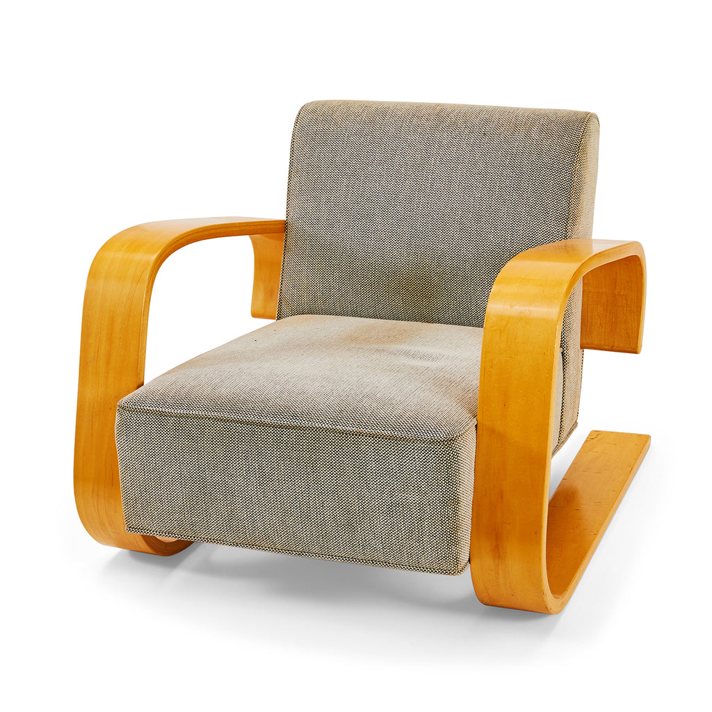 Grey Aalto Tank Lounge Chair