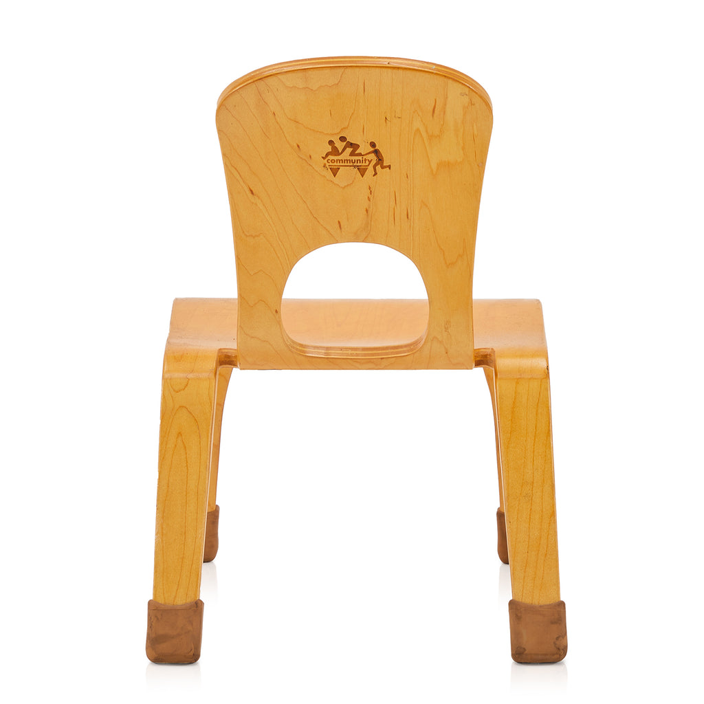 Tiny Wooden Cut Out Chair - Kids Size