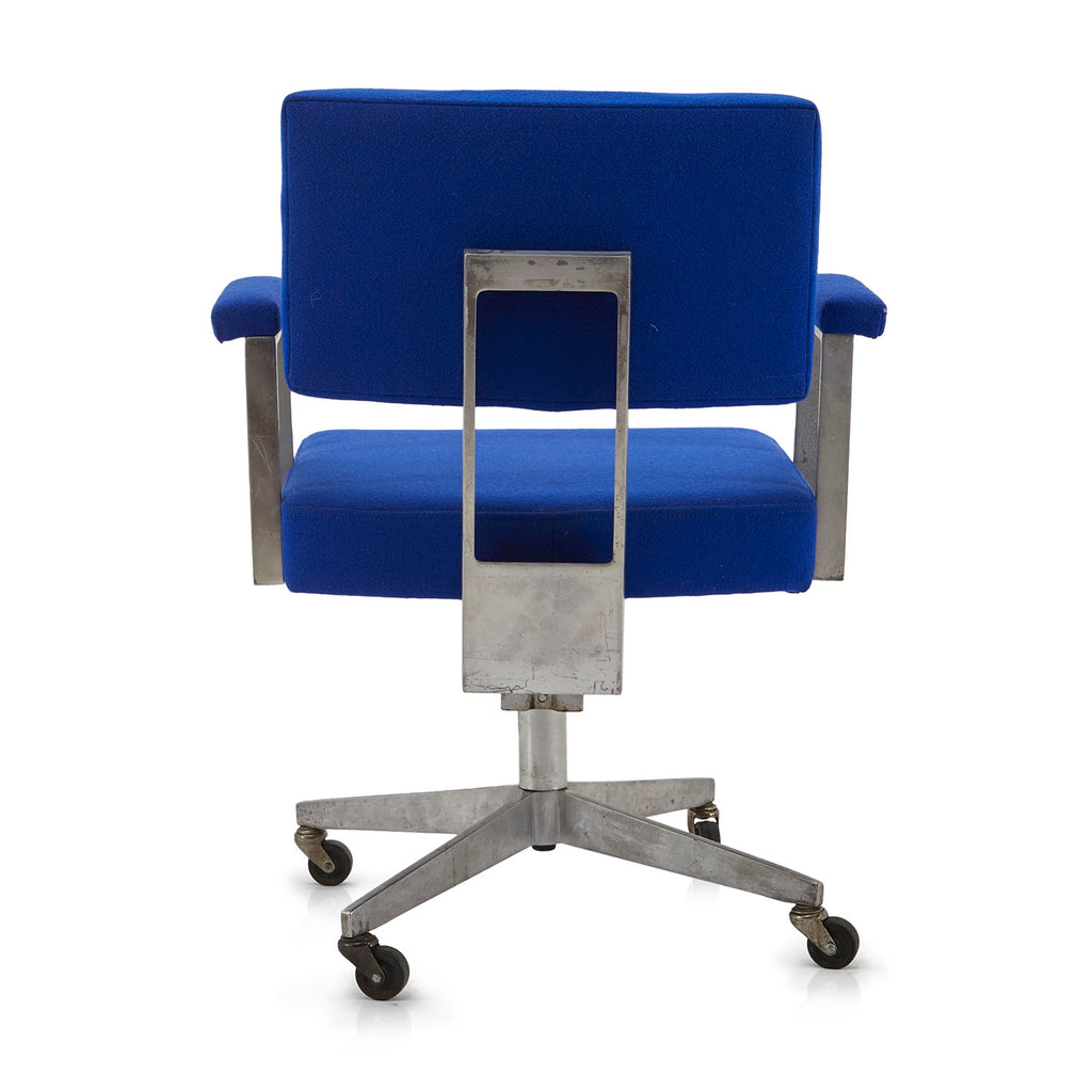 Blue Square Rolling Office Chair